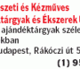  - Népművészeti és Kézműves Ajándéktárgyak és Ékszerek Üzlete