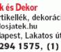  - Kardosjáték és Dekor