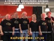 CLASSIC BEAT BAND BULI A FŐVÁROSI MŰVELŐDÉSI HÁZ CLASSIC BEAT CLUBJÁBAN 