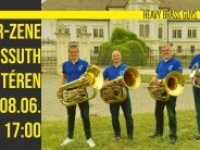 Tér-Zene a Kossuth téren: Heavy Brass Guys Tuba Quartet