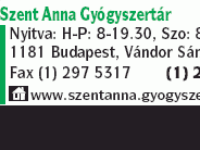 Szent Anna Gyógyszertár