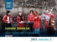 HANEM koncert a KékSzobaHallban