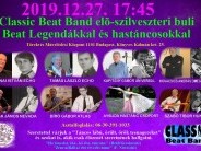  CLASSIC BEAT BAND ELŐ-SZILVESZTERI BULI BEAT LEGENDÁKKAL ÉS HASTÁNCOSOKKAL A TÖRIBEN 