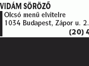 Vidám Söröző