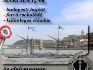 Március 15-i sétahajózás az Országos Hadigőzös nyomában