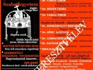 KERESZTFÉLÉV - a  SZENT KORONA SZABADEGYETEMEN