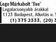 Takách Ákos Ilse Lego Márkabolt