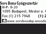 Sors Bona Gyógyszertár Bt.