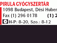 Pirula Gyógyszertár