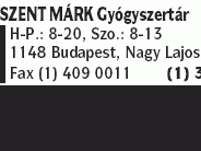 Szent Márk Gyógyszertár