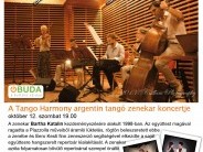 Tango Harmony koncert a Kaszásdűlői Kulturális Központban