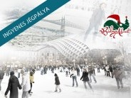 Ingyenes Jégpálya-Bálna terasz