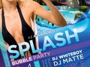 Splash Bubble party az Aquaworldben!
