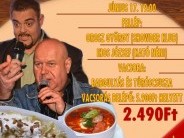 Magyaros vacsora és magyaros humorest az óbudai, 110 éves Kerék Vendéglőben