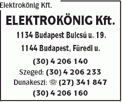   - Elektrokönig Kft.