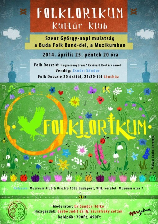 FOLKLORIKUM PLAKÁT  - Folklorikum Kultúr Klub