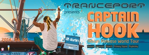   - Captain Hook album release world tour: Budapest