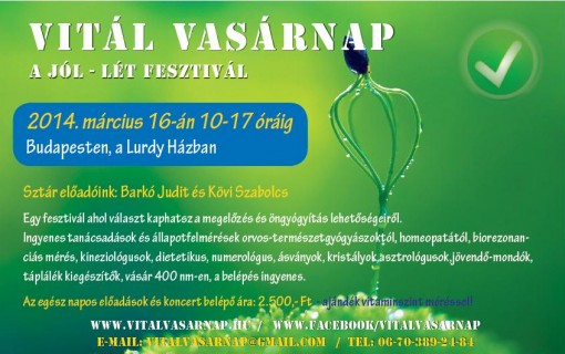 Vitál Vasárnap 2014  - Vitál Vasárnap