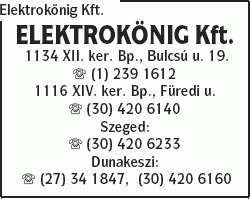   - Elektrokönig Kft.