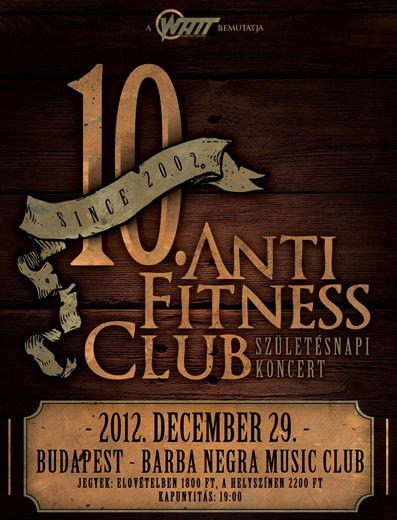   - Anti Fitness Club születésnapi koncert
