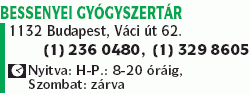   - Bessenyei Gyógyszertár