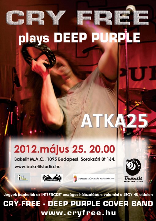   - CRY FREE koncert - ATKA 25