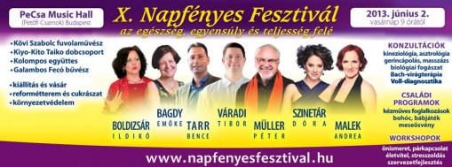 Napfényes Fesztivál 2013 Budapest  - Napfényes Fesztivál