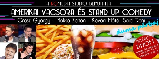  - Amerikai vacsora és duma párbaj 03.28.
