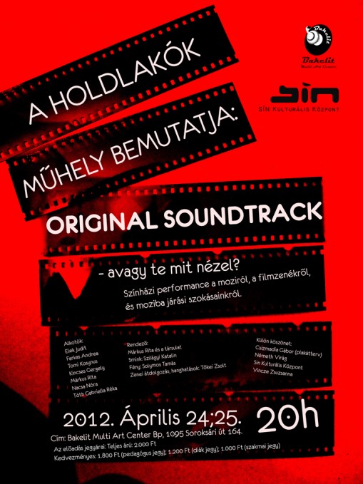   - HOLDLAKÓK MŰHELY : ORIGINAL SOUNDTRACK -avagy te mit nézel?