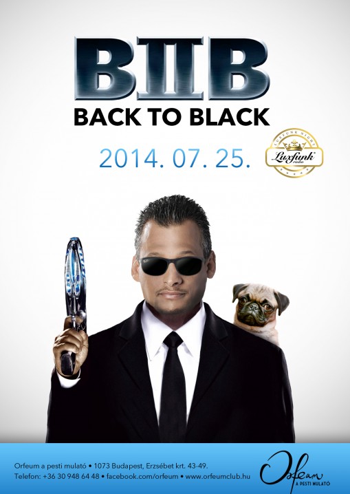 Poszter  - Luxfunk Night: Back II Black 