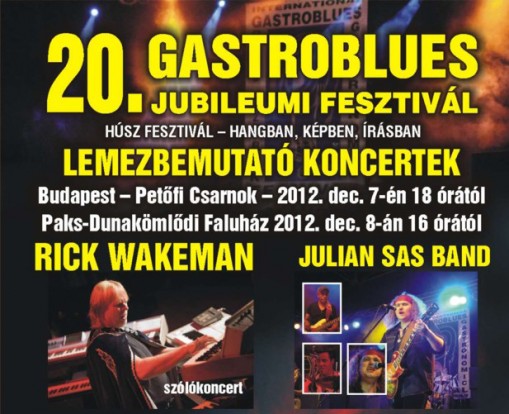 Gasztroblues Fesztivál jubileumi lemezbemutató koncert  - Gastroblues Jubileumi Fesztivál lemezbemutató koncert