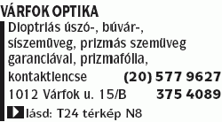   - Várfok Optika