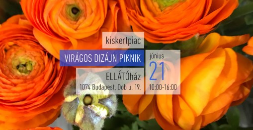 kiskertpiac június  - kiskertpiac - virágos dizájn piknik
