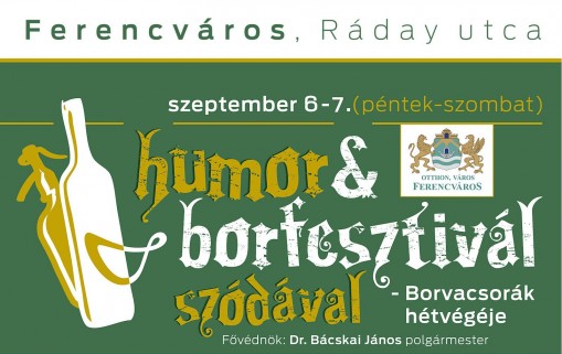 Humor és Borfesztivál 2013 Budapest Ráday utca  - Humor és Borfesztivál