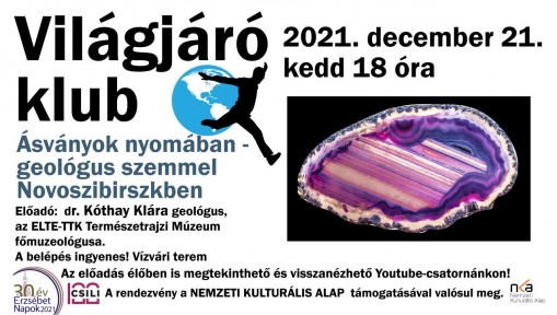 Novoszibirszk  - Világjárók klubja - Ásványok nyomában – geológus szemmel Novoszibirszkben