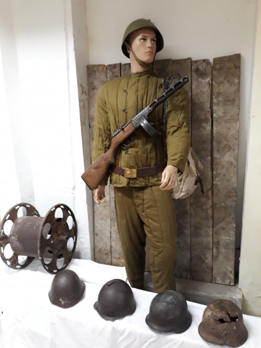 Részlet a kiállításról  - Budapest ostroma 1944-1945 és légoltalom a II. világháborúban kiállítás