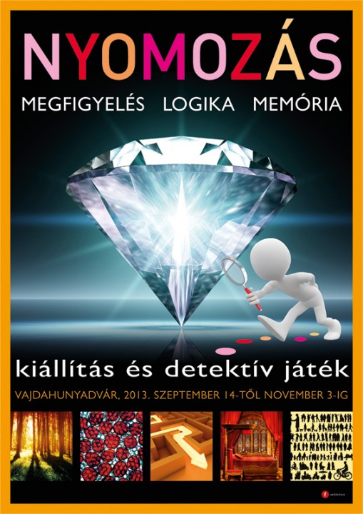 Nyomozás Kiállítás Vajdahunyadvára 2013  - NYOMOZÁS - Kiállítás és Detektív játék