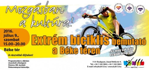   - Mozgásban a kultúra! – Extrém sport bemutató 